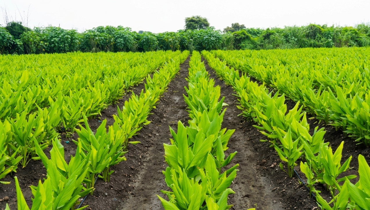 Fresh Turmeric Harvesting in India — Farm to Export Quality